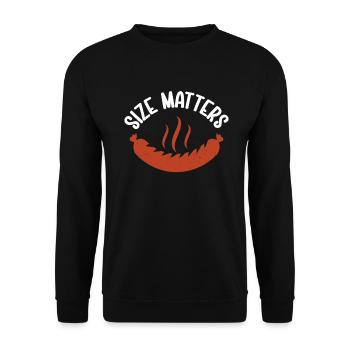 Sausage Lover - Unisex Pullover - Schwarz - Vorne - Alina (178cm) & Michal (187cm)