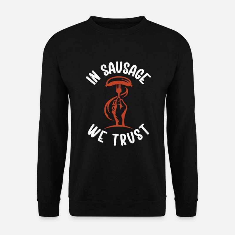 Amateur de saucisses - Sweat-shirt Unisexe - noir