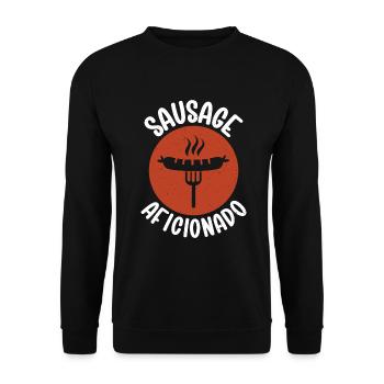 Sausage Lover - Unisex Sweatshirt - black - Front - Alina (178cm) & Michal (187cm)