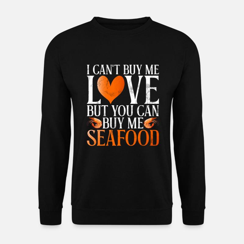 Seafood Lover Gift - Unisex Sweatshirt - black