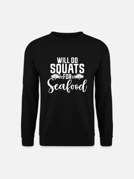 Seafood Lover Gift - Unisex Sweatshirt - black