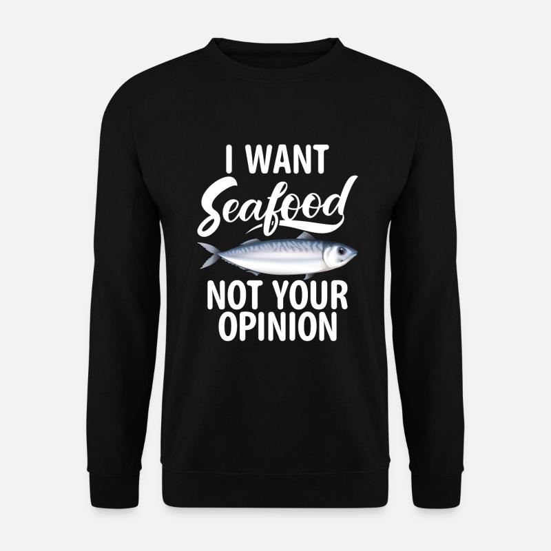 Seafood Lover Gift - Unisex Sweatshirt - black