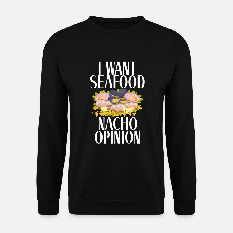 Seafood Lover Gift - Unisex Sweatshirt - black