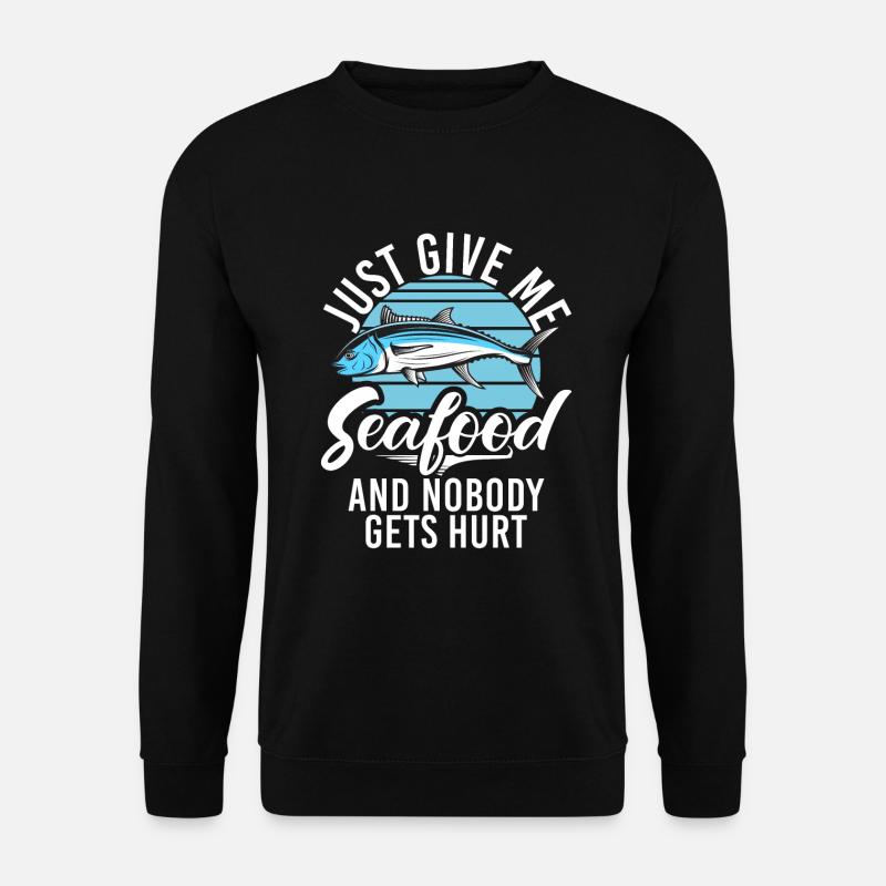 Seafood Lover Gift - Unisex Sweatshirt - black