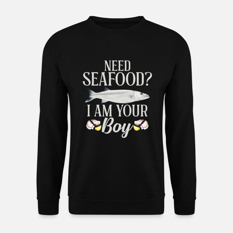 Seafood Lover Gift - Unisex Sweatshirt - black