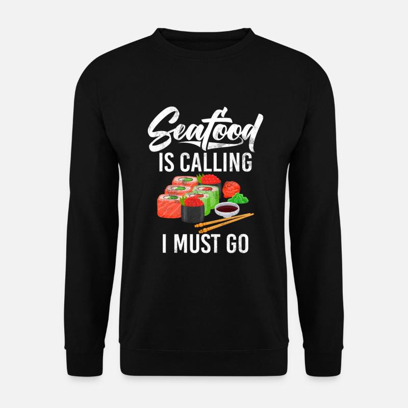 Seafood Lover Gift - Unisex Sweatshirt - black