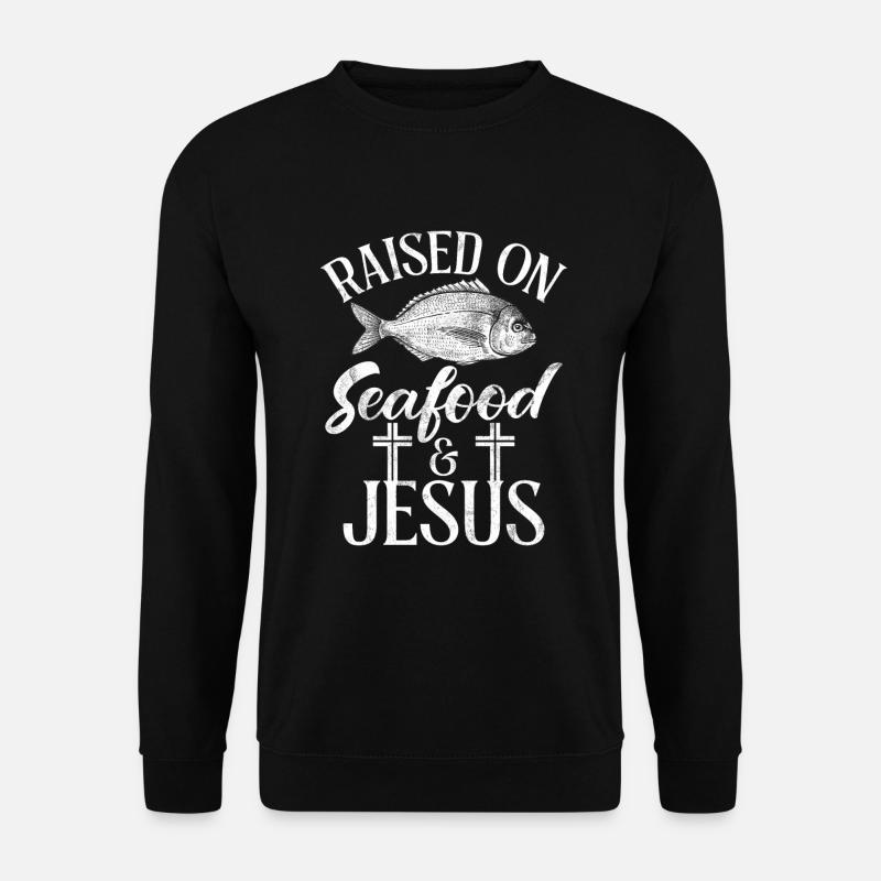 Seafood Lover Gift - Unisex Sweatshirt - black