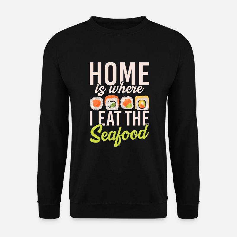 Seafood Lover Gift - Unisex Sweatshirt - black