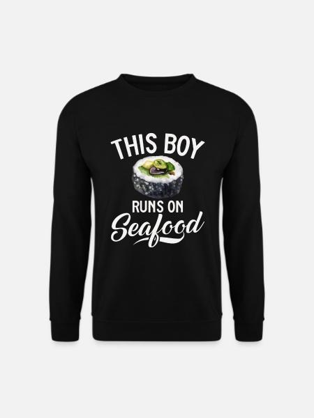 Seafood Lover Gift - Unisex Sweatshirt - black
