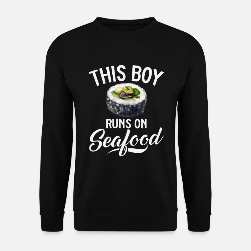 Seafood Lover Gift - Unisex Sweatshirt - black