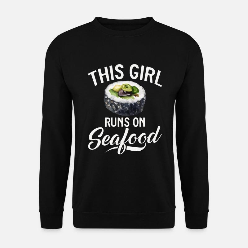 Seafood Lover Gift - Unisex Sweatshirt - black