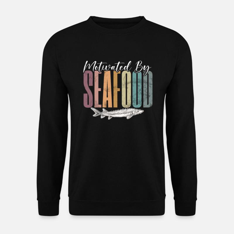 Seafood Lover Gift - Unisex Sweatshirt - black