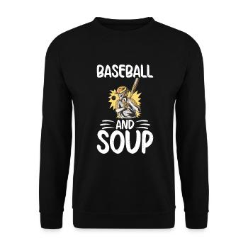 Cadeaux pour les amateurs de soupe - Sweat-shirt Unisexe - noir - Devant - Alina (178cm) & Michal (187cm)