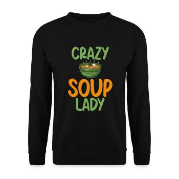 Cadeaux pour les amateurs de soupe - Sweat-shirt Unisexe - noir - Devant - Alina (178cm) & Michal (187cm)