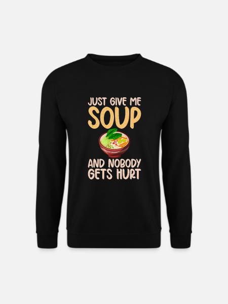 Soup Lovers Gifts - Unisex Sweatshirt - black