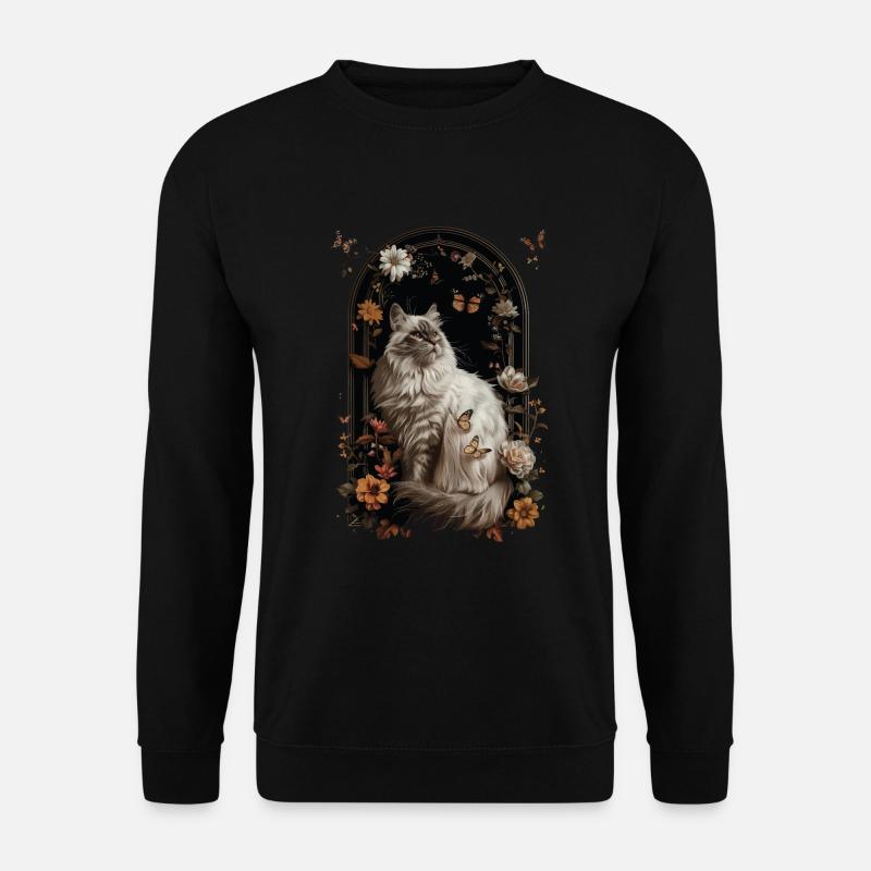 Sibirische Katze - Unisex Pullover - Schwarz