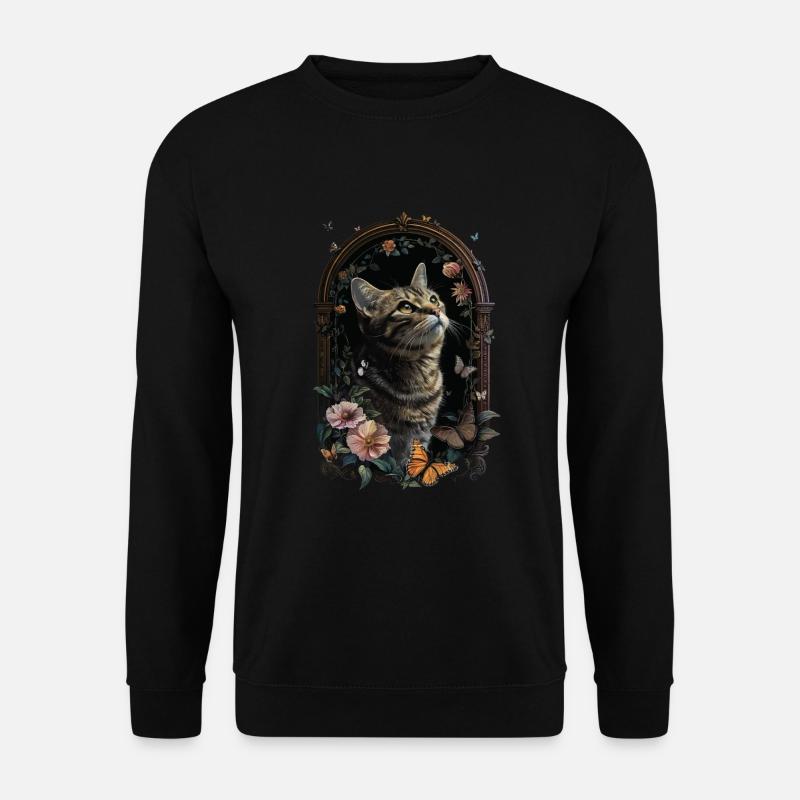 Amerikanische Kurzhaarkatze - Unisex Pullover - Schwarz