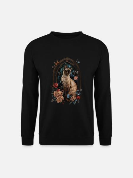 Burmese Cat - Unisex Sweatshirt - black