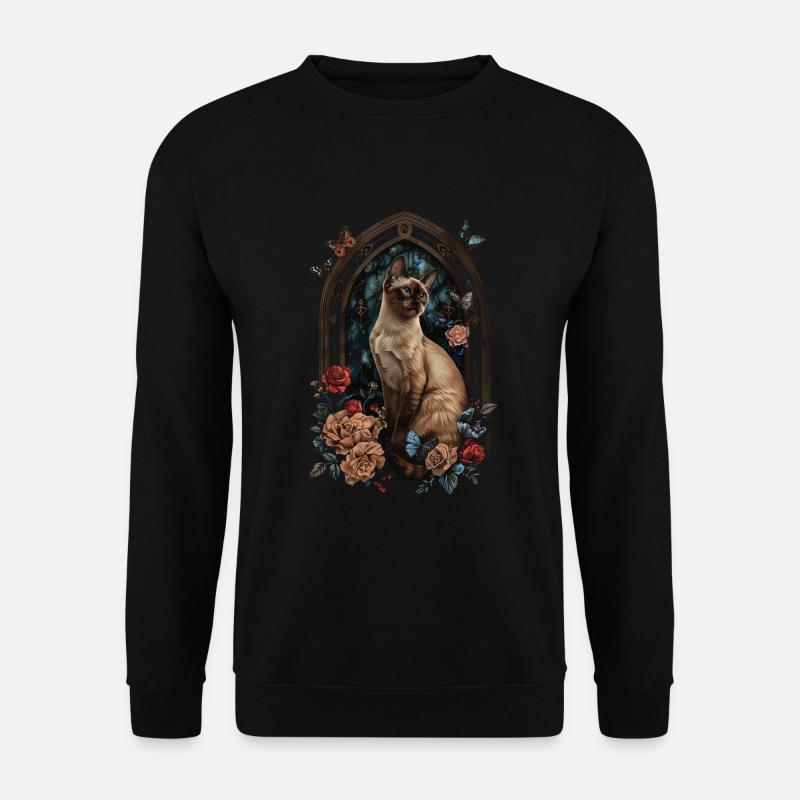 Burmese Cat - Unisex Sweatshirt - black