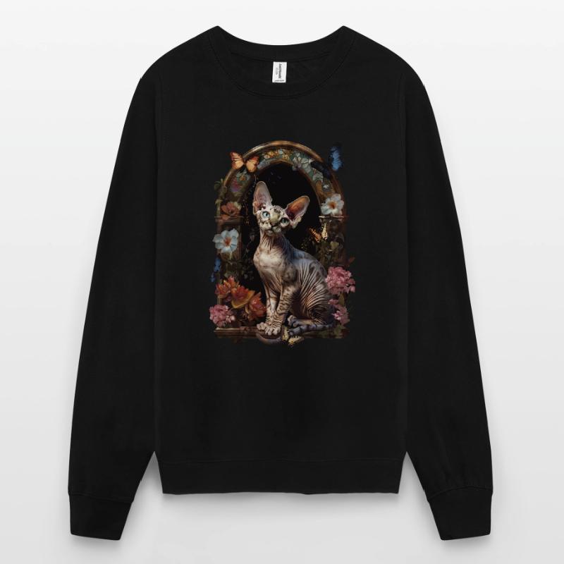 Devon Rex Cat Unisex Sweatshirt