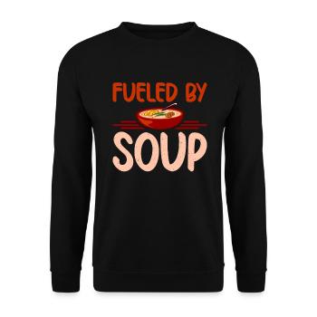 Cadeaux pour les amateurs de soupe - Sweat-shirt Unisexe - noir - Devant - Alina (178cm) & Michal (187cm)