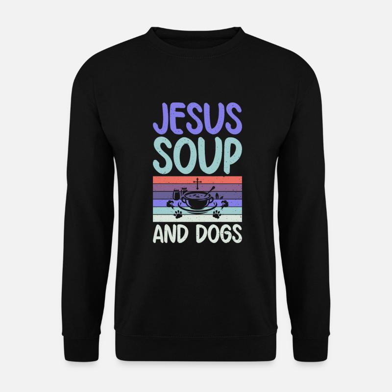 Soup Lovers Gifts - Unisex Pullover - Schwarz