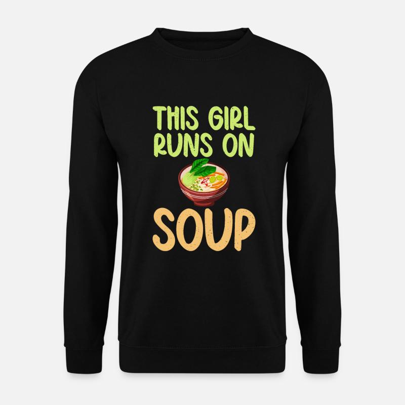 Soup Lovers Gifts - Unisex Pullover - Schwarz