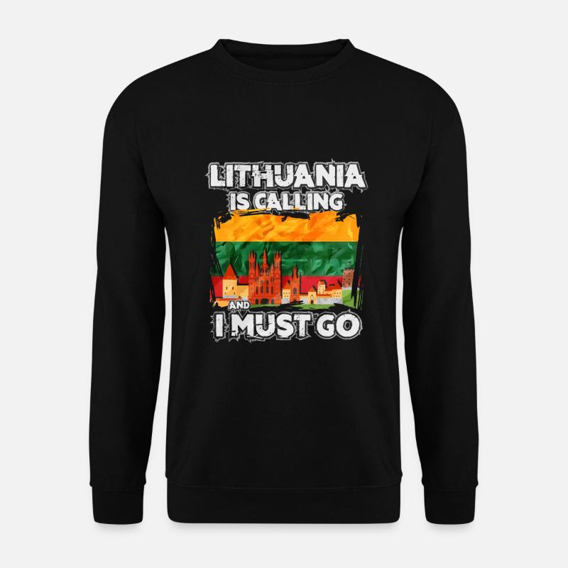 Litauen - Unisex Pullover - Schwarz