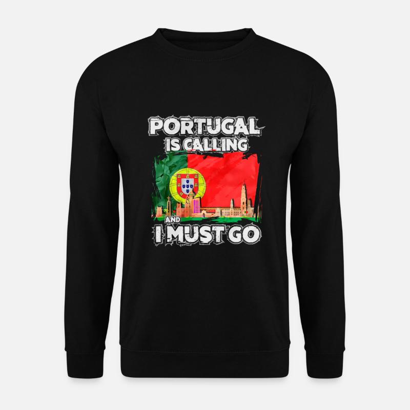 Portugal - Unisex Pullover - Schwarz