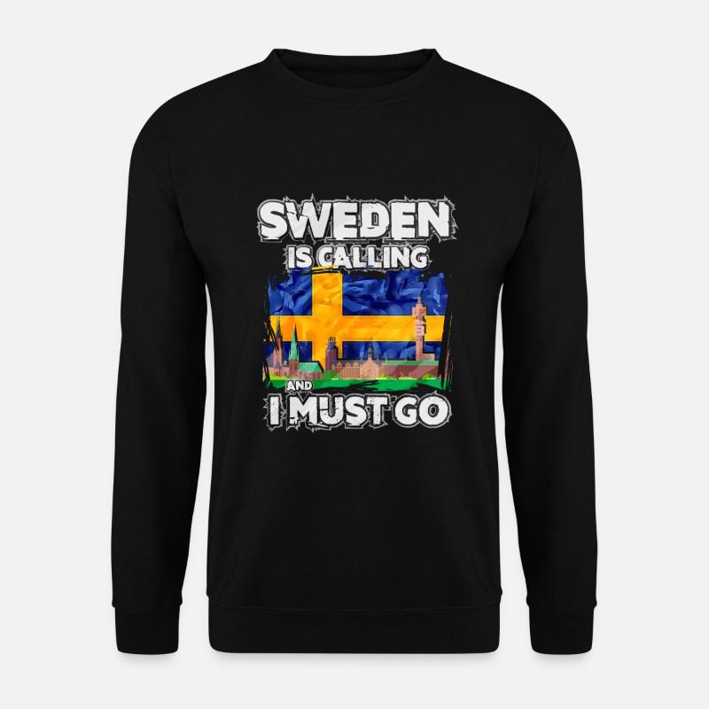 Schweden - Unisex Pullover - Schwarz