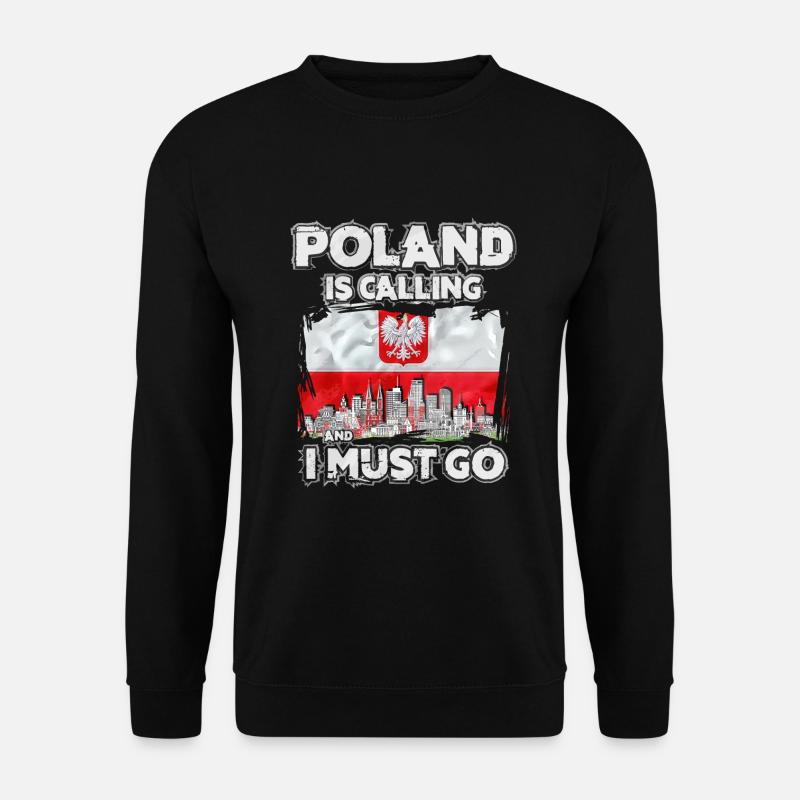 Poland - Unisex Sweatshirt - black