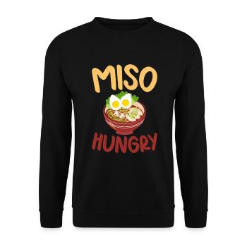 Soup Lovers Gifts - Unisex Sweatshirt - black - Front - Alina (178cm) & Michal (187cm)