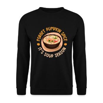 Cadeaux pour les amateurs de soupe - Sweat-shirt Unisexe - noir - Devant - Alina (178cm) & Michal (187cm)