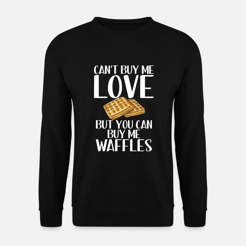 Waffle Lover Gifts - Unisex Sweatshirt - black