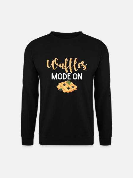 Waffle Lover Gifts - Unisex Sweatshirt - black