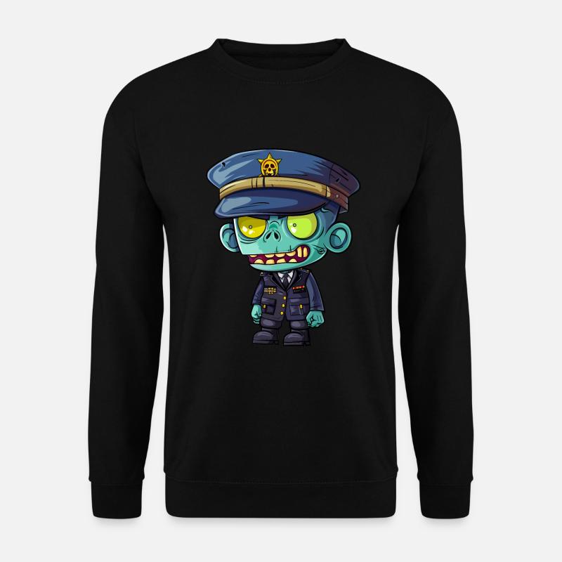 Ship Captain Halloween - Unisex Sweatshirt - black