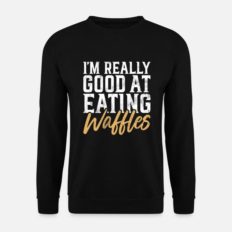 Waffle Lover Gifts - Unisex Sweatshirt - black