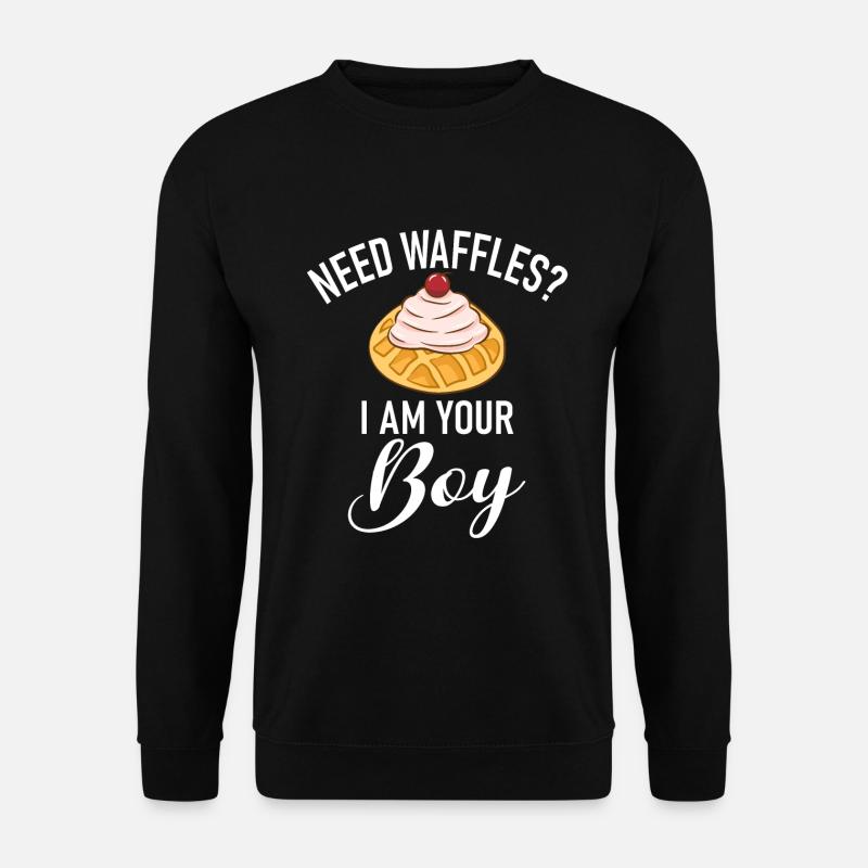 Waffle Lover Gifts - Unisex Sweatshirt - black