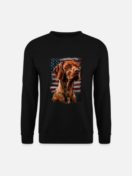 Vizsla-America Usa - Unisex Sweatshirt - black