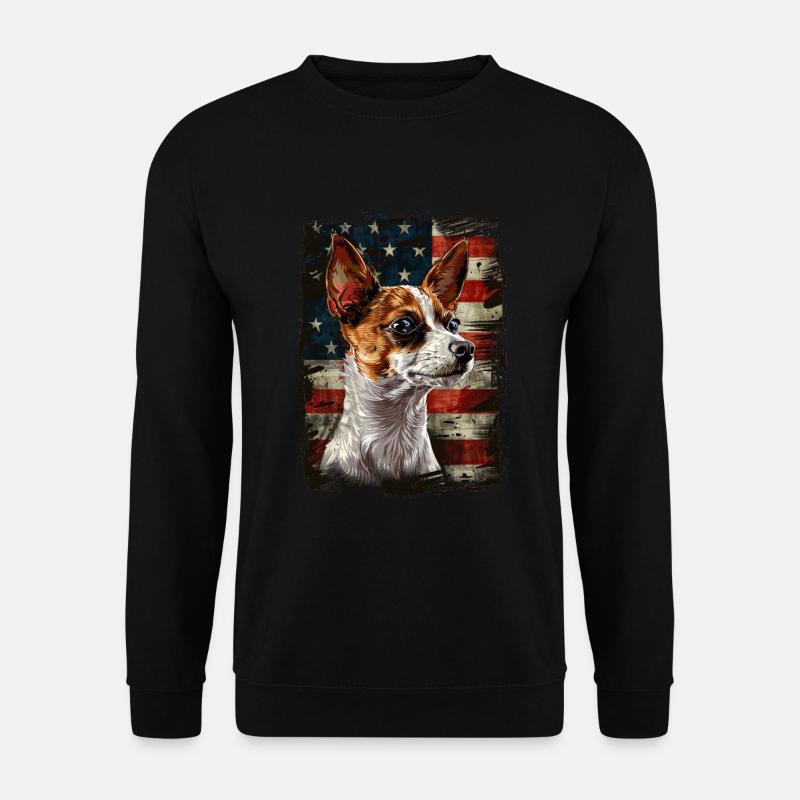 Toy Fox Terrier - America Usa - Unisex Sweatshirt - black