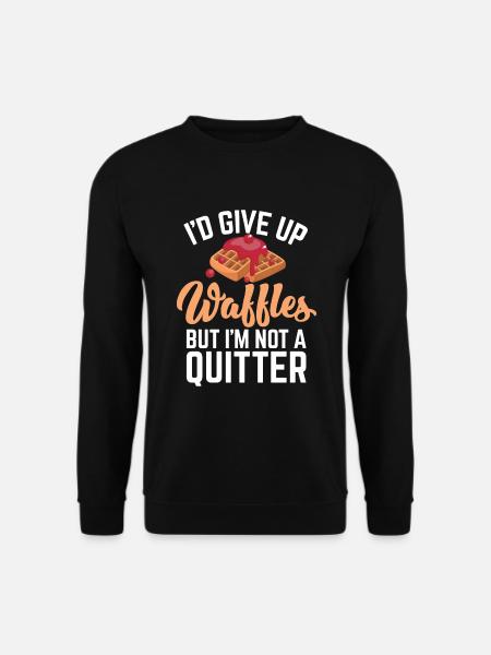 Waffle Lover Gifts - Unisex Sweatshirt - black