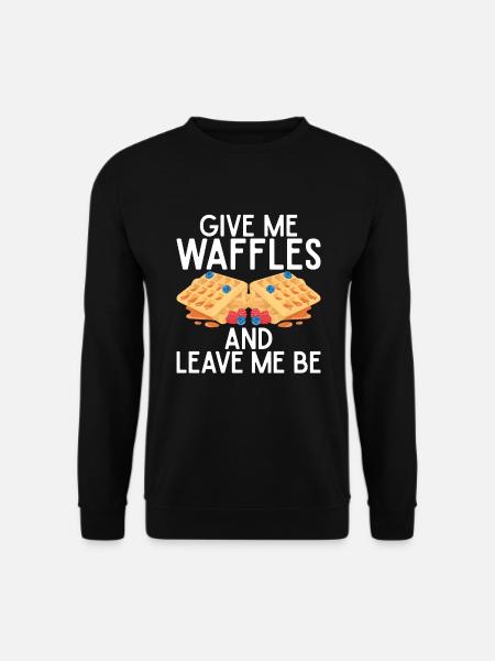 Waffle Lover Gifts - Unisex Sweatshirt - black