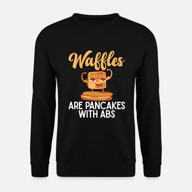 Waffle Lover Gifts - Unisex Sweatshirt - black