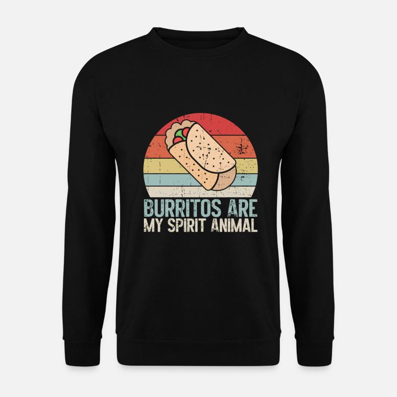 Burrito Gift - Unisex Pullover - Schwarz