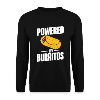 Burrito Gift - Unisex Pullover - Schwarz - Vorne - Alina (178cm) & Michal (187cm)