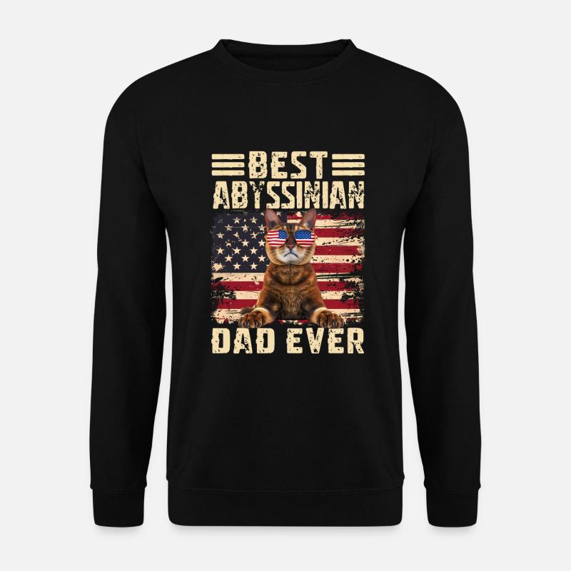 Abyssinian Papa - Unisex Sweatshirt - black