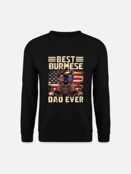 Burmese Dad - Unisex Sweatshirt - black
