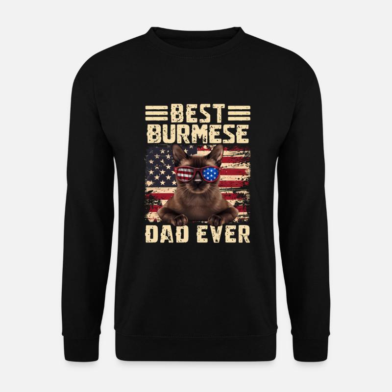 Papa birman - Sweat-shirt Unisexe - noir