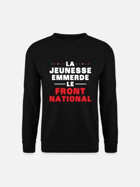 Fuck the National Front - Unisex Sweatshirt - black