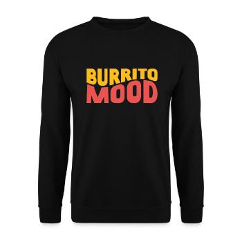 Burrito Gift - Unisex Sweatshirt - black - Front - Alina (178cm) & Michal (187cm)